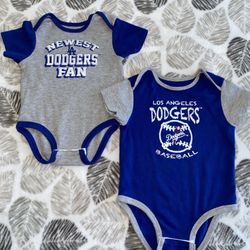 Genuine merchandise 12-18 Months Baby Dodgers Bodysuit