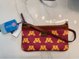 Dooney and Burke U of M Wristlet