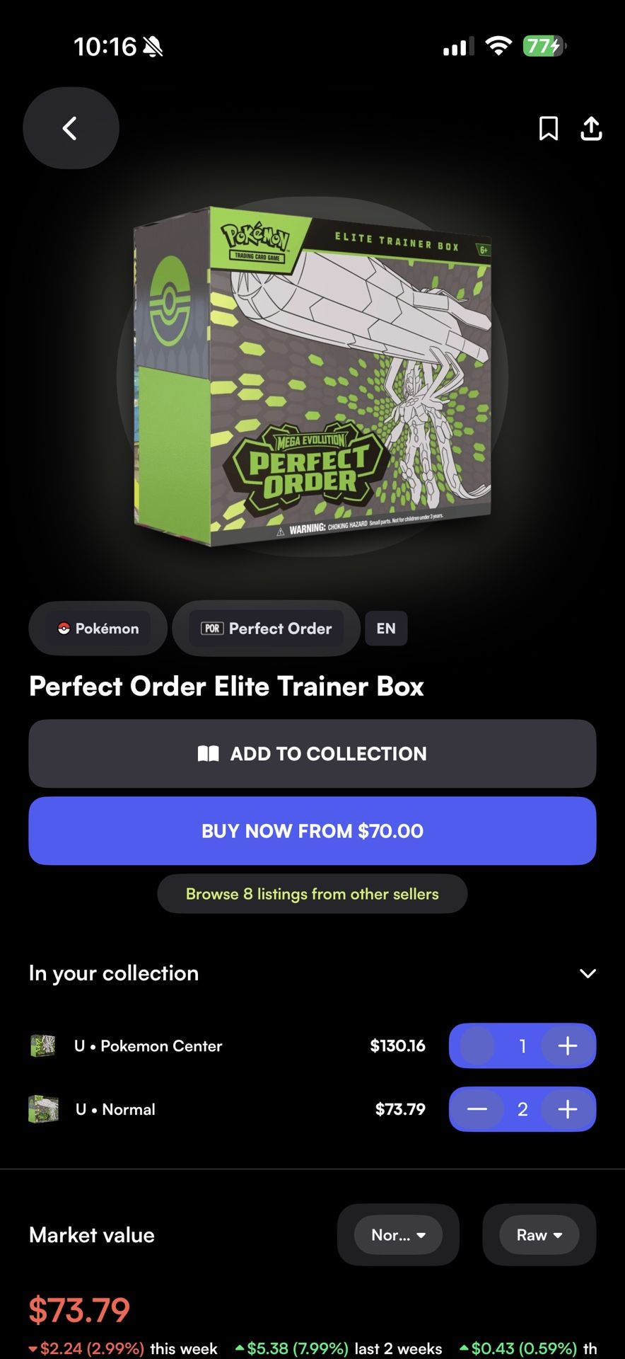 Pokemon Perfect Order Etb