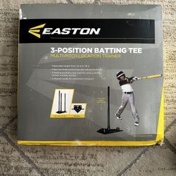 Easton 3- Position Batting Tee Multi-Pitch Location Trainer 