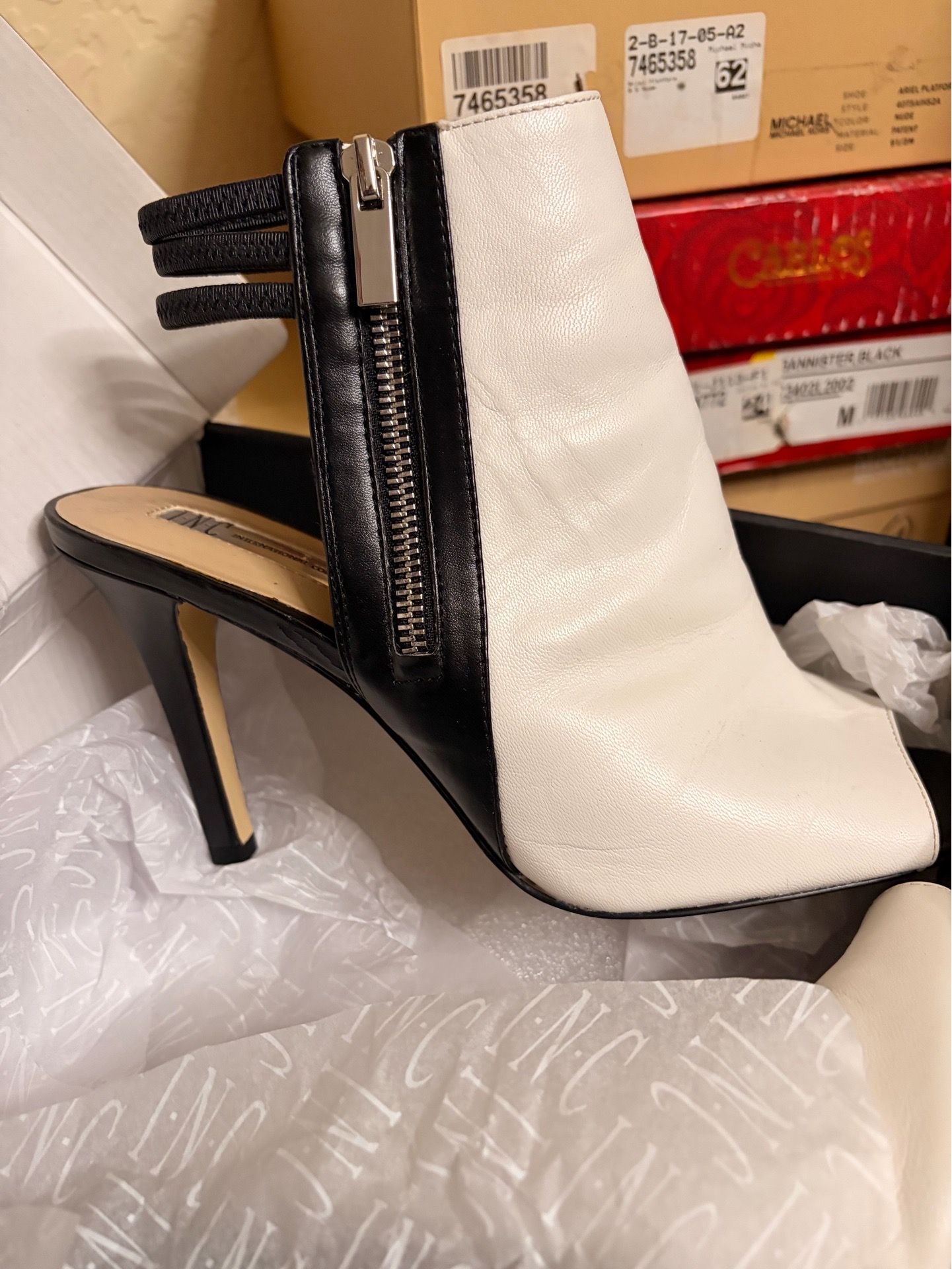 Alfa I white shoes boots