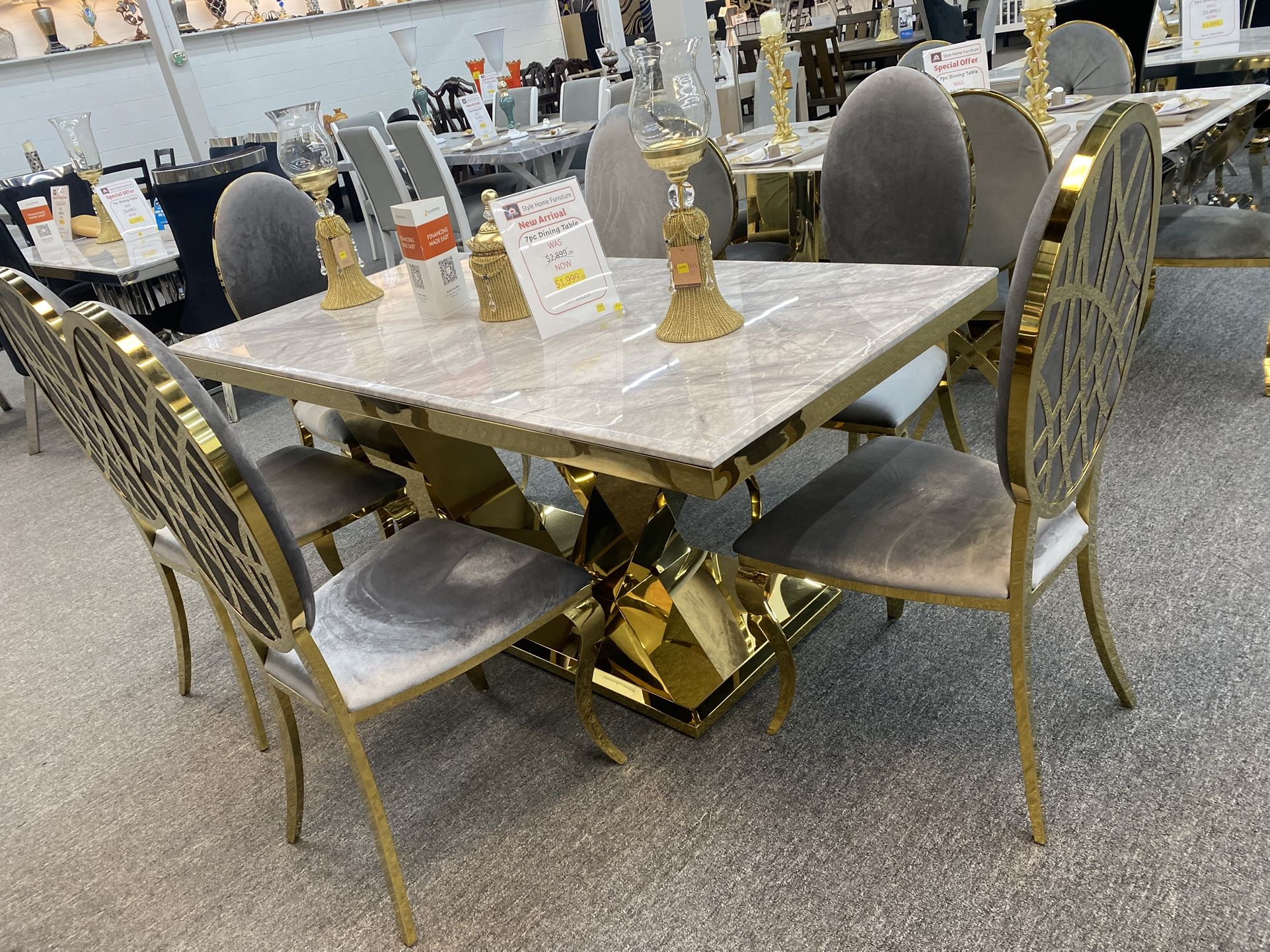 7pc Dinning Table Set $1,999