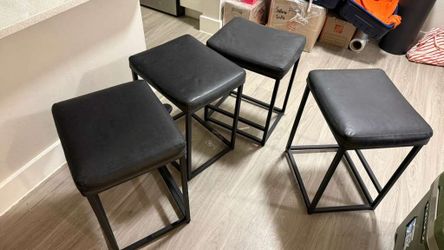 4 bar stools - sillas para desayunador, bar o mesa