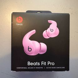 🎧 Beats Fit Pro (Pink) - Active Noise Cancelling Wireless Earbuds - Like New! 🎧