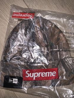 Supreme New Era Box Logo Beanie Realtree AP Camo (FW25)
