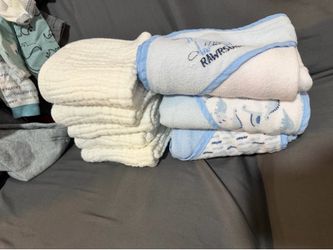 Burp Cloths & Baby Towels $5 takes it all