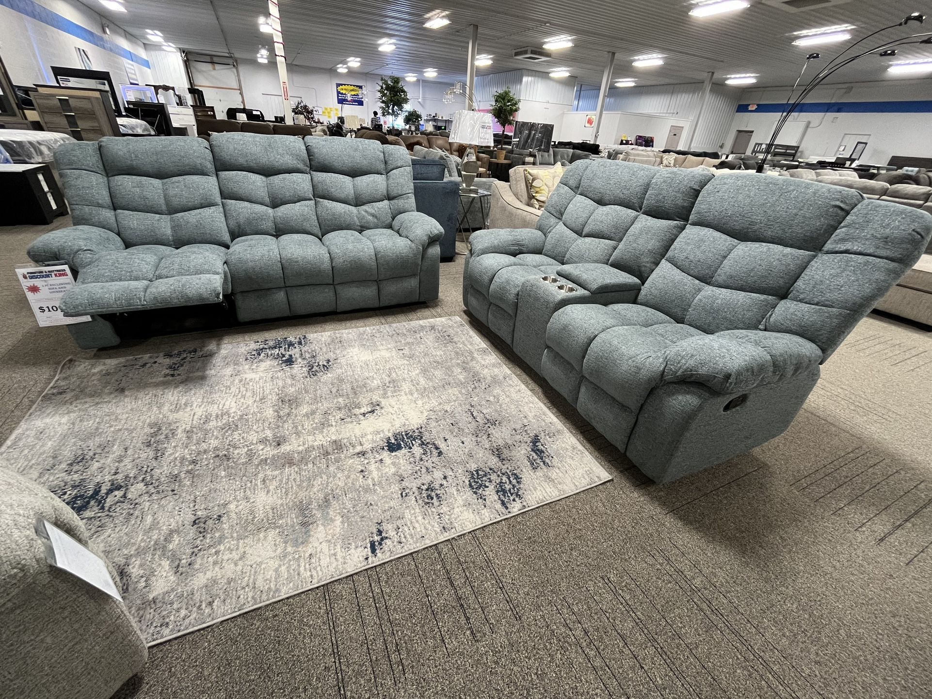 Reclining Sofa And Loveseat Set