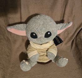 NWT Disney Parks Star Wars Weighted Grogu Plush Toy 14" 2.5 L