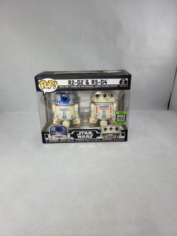 Funko Pop R2-D2 & R5-D4 2023 Galactic Convention