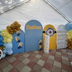 Minions Birthday Set Up 