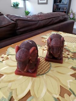 Pair of Elephant Candles