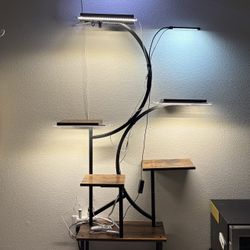 Plant Stand + Grow Lights