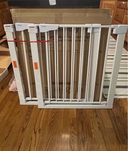 Cumbor Baby Gates – Set of 2 – White