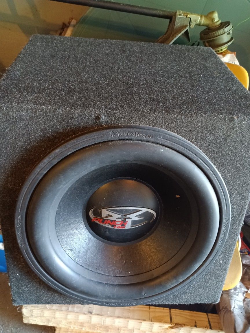Rockford's Fosgate Speaker Box