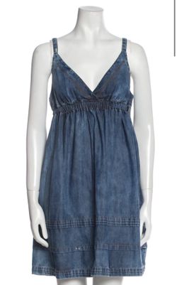 HTF John Galliano Dior Jean Dress Authentic 40 Small