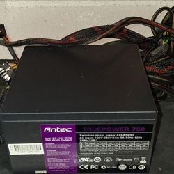 Antec TruePower 750 ATX Modular 750W Power Supply PSU TP-750 Black
