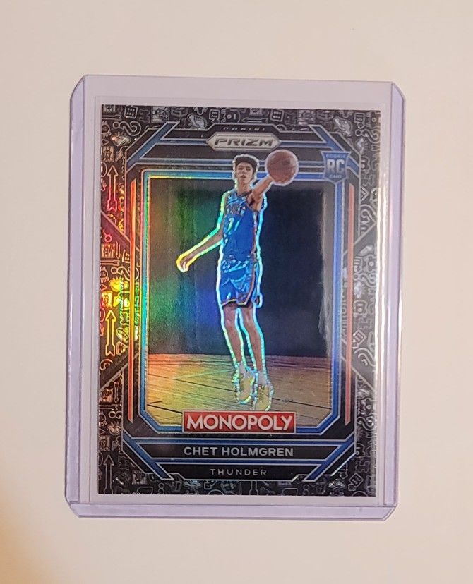 Chet Holmgren (RC) Monopoly Black Prizm