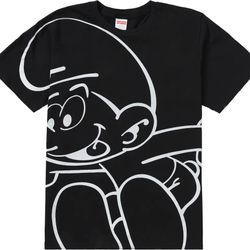 Supreme smurfs tee T-Shirt Black Size M Medium