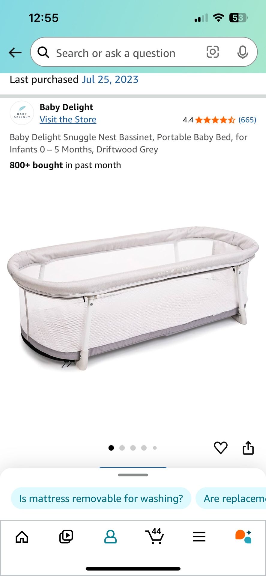Portable bassinet