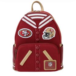 Loungefly Red Kids Backpack & Wallet