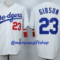 Men's Kirk Gibson Dodgers Jerseys 1988 WS 
