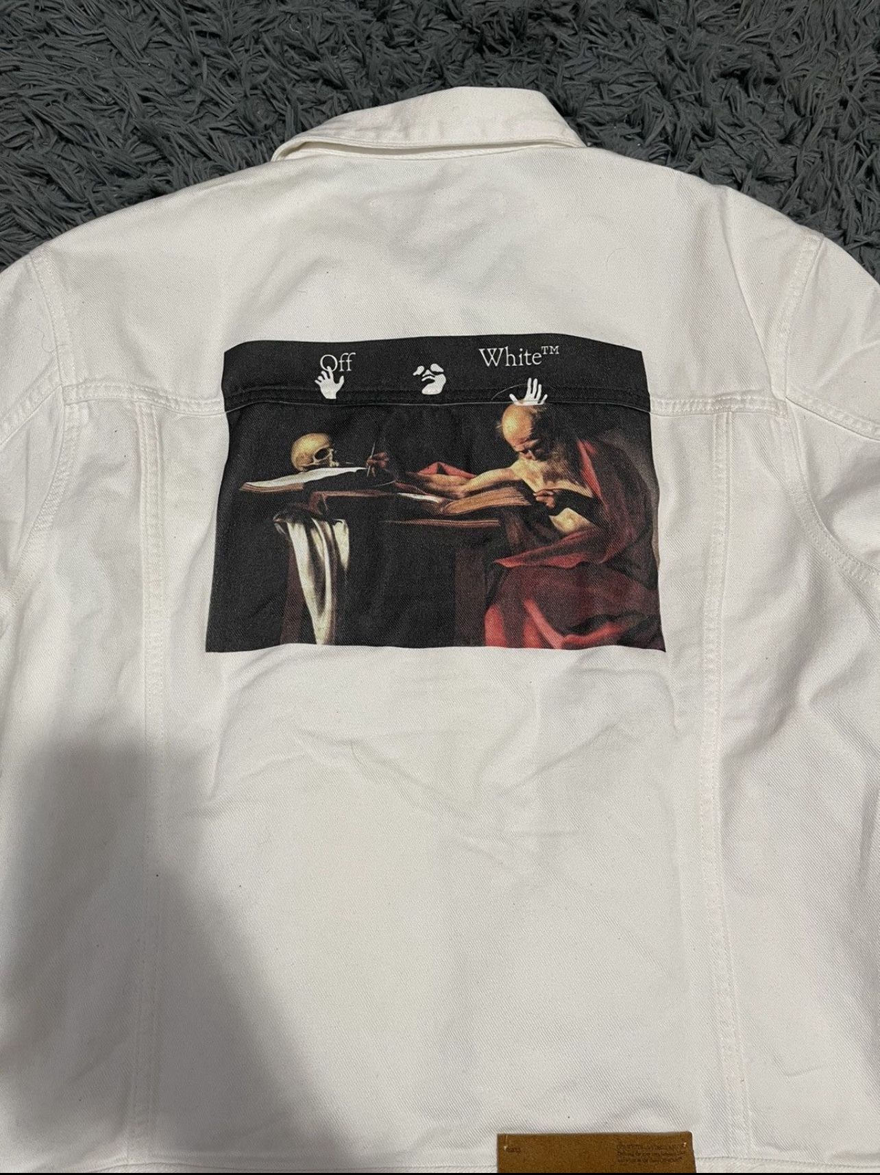 White Off-white Denim Jacket