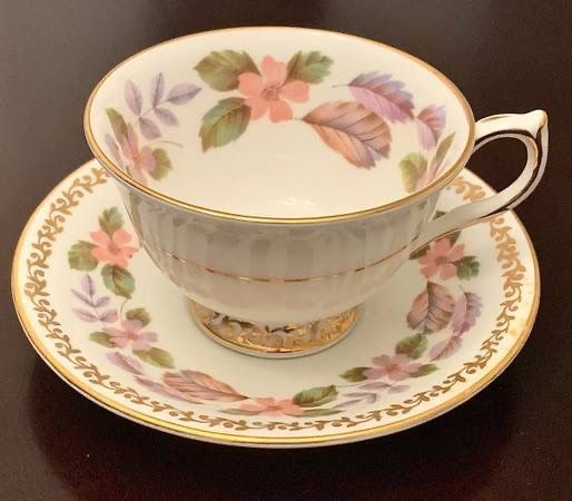 ✨Vintage 50s Fine English Bone China Tea / Coffee Cup and Saucer, Made England