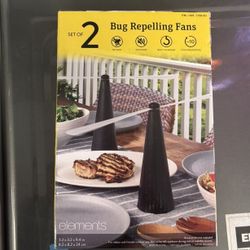 Elements Rechargeable Bug Fans, 2-pack