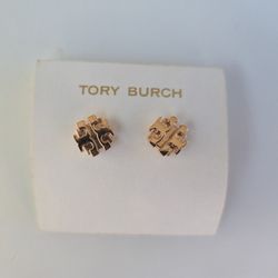 Tory Burch Rose Gold Earrings