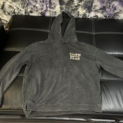 L/XL Faith Over Fear Hoodie