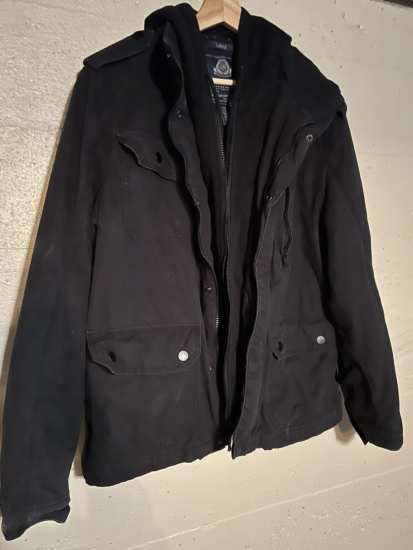 American Rag Sweatshirt Coat