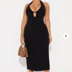Fashion Nova Halter Dress