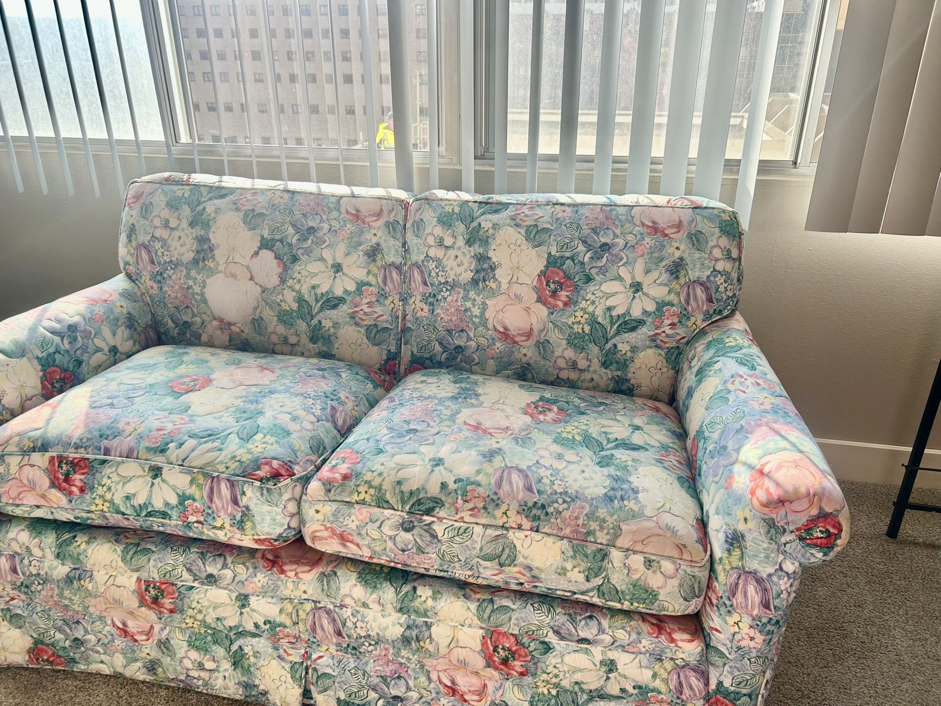 Floral Couch – $25