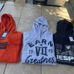 UNDER ARMOUR PROJECT ROCK HOODIES LARGE NEW 