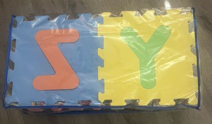 Alphabet Tile Floor Mat