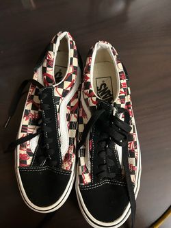 Vans Old Skool Checkerboard Graffiti Sneakers