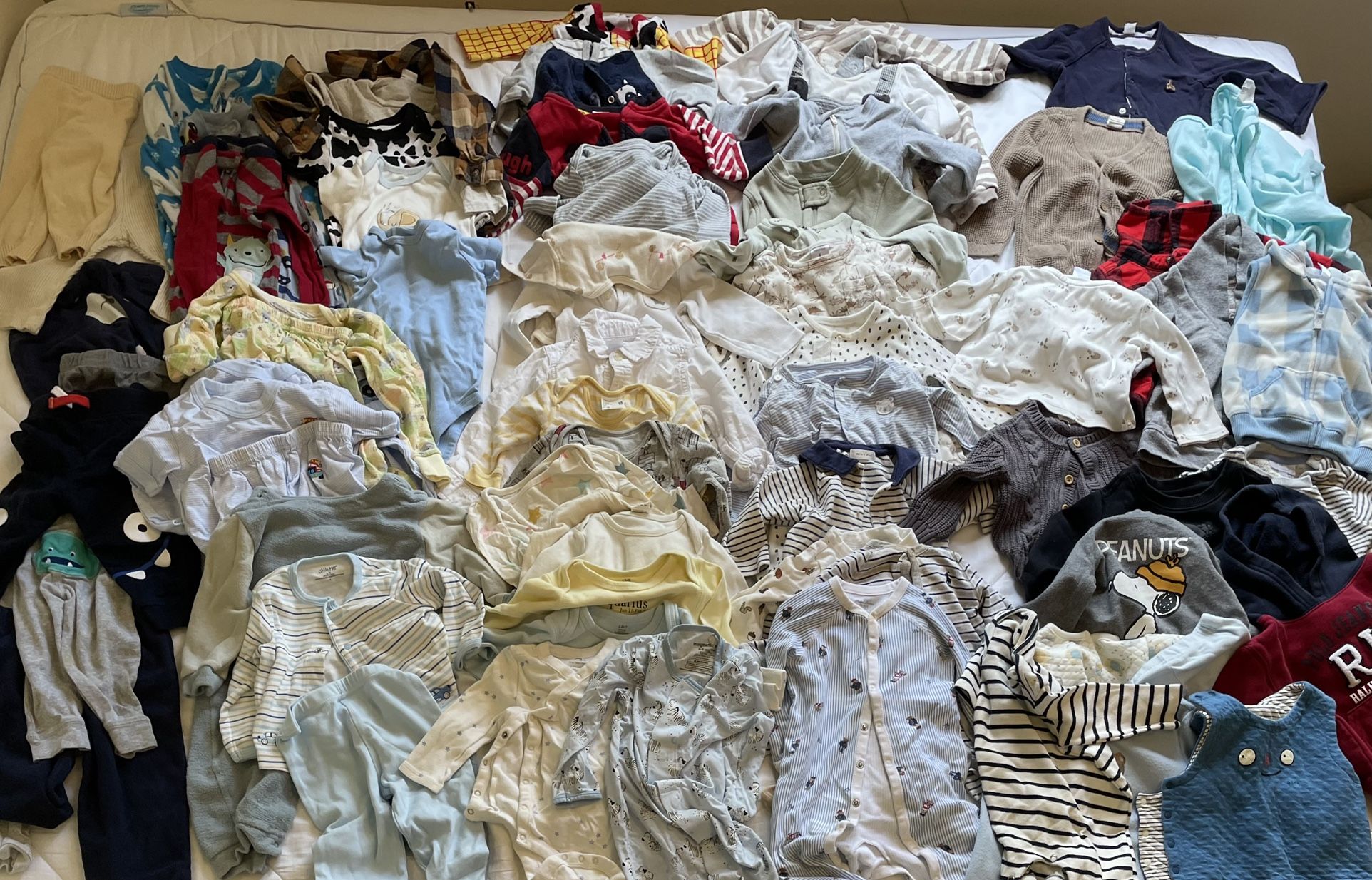6-12 months baby clothes over 70 pieces