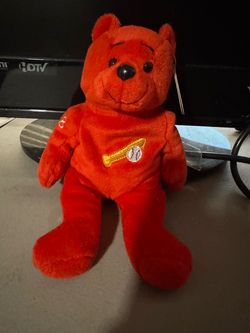 Mike Schmidt # 20 Beanie 500 Home Run Club 9" Red Plush Beanbag Bear