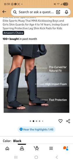 Kids Used Leg Guards For Martial Arts