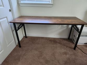 NEED Large Foldable Computer Desk ,62 Inches Long office Desk