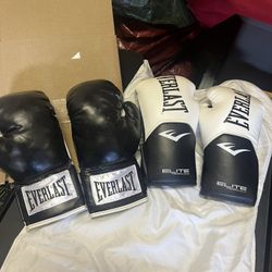 Everlast Boxing Gloves 2 Pairs 