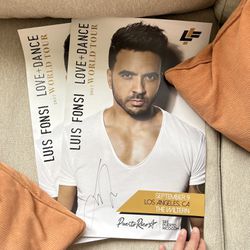 Autographed Luis Fonsi Poster