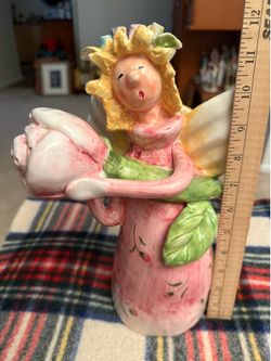 Vintage ceramic whimsical watering can - new and cute!