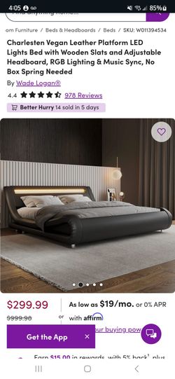 Queen LED BedFrame