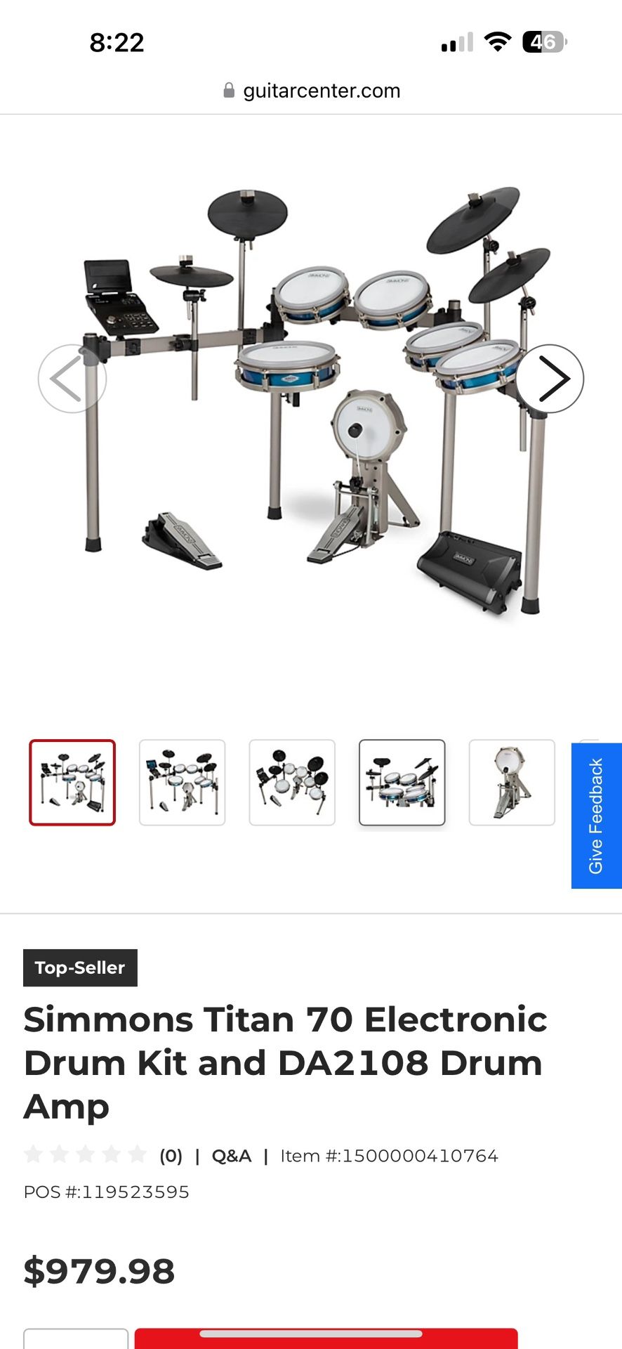 Simmons Electronic Drums