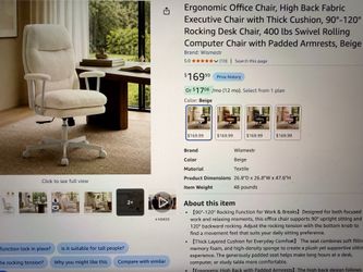 Brand new comfy chair 400lbs capacity
