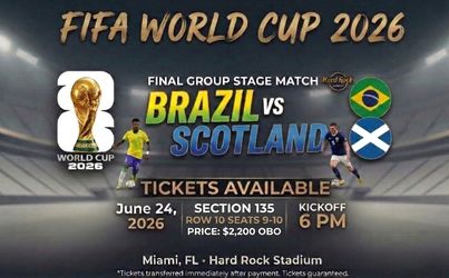 Brazil FIFA WORL CUP TICKETS