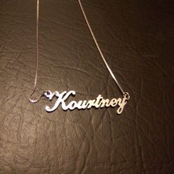 "Kourtney" Silver Necklace 