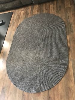 Grey rug carpet 70x46