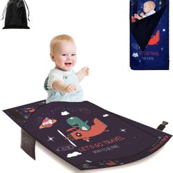 Toddler Airplane Bed, Portable Baby Travel, Built-In Blanket, Travel Essentials for Babies (NEW)